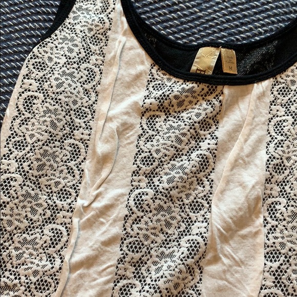 BKE white lace tank - Picture 2 of 4